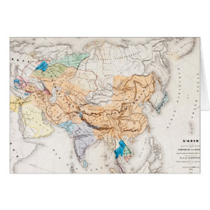 Map of Asia Time of Kublai Khan