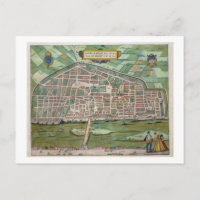 Map of Aurelia, from 'Civitates Orbis Terrarum' by