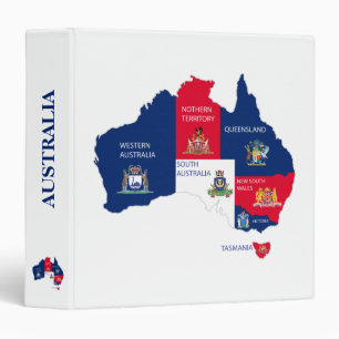 Map of Australia Binder