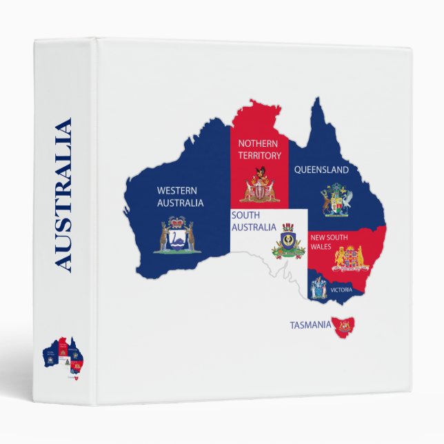 Map of Australia Binder (Front/Spine)