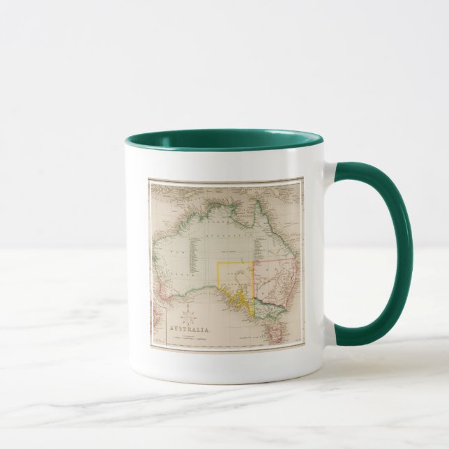 Map of Australia & New Zealand Mug (Right)