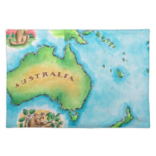Map of Australia Placemat