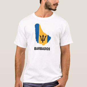 Map Of Barbados T-Shirt