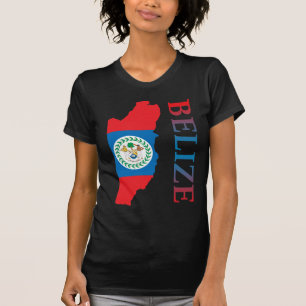 Map Of Belize T-Shirt
