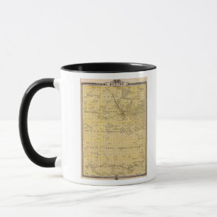 Map of Benton County, State of Iowa Mug