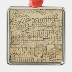 Map of Berkeley, California Metal Ornament