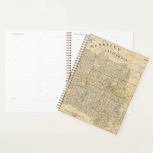 Map of Berkeley, California Planner