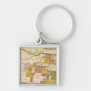 Map of Berkeley Keychain