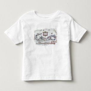 Map of Bermuda Toddler T-shirt