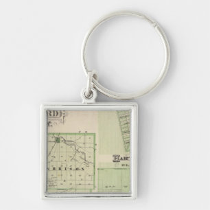 Map of Blackford County with Montpelier Keychain