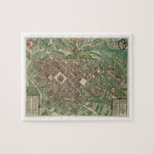 Map of Bratislava, from 'Civitates Orbis Terrarum' Jigsaw Puzzle