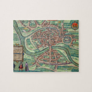 Map of Bristol, from 'Civitates Orbis Terrarum' by Jigsaw Puzzle