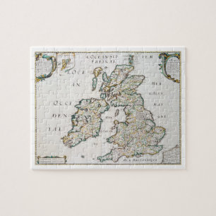Map of Britain and Ireland, published Paris 1640 ( Jigsaw Puzzle