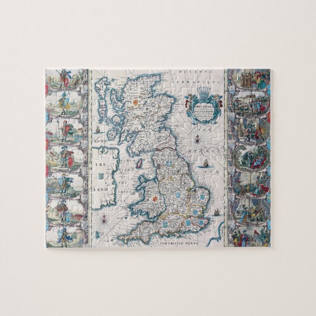 Map of British Isles 2 Jigsaw Puzzle (Horizontal)