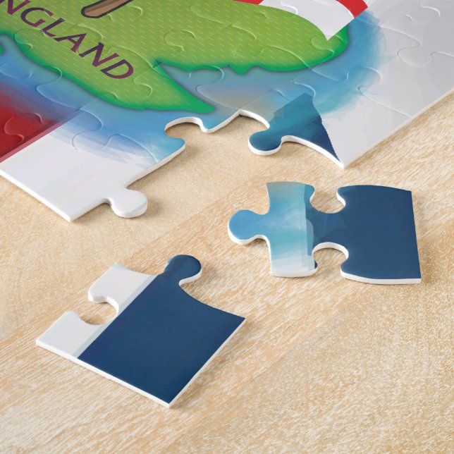 Map Of British Isles cartoon Jigsaw Puzzle (Side)