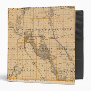 Map of Buchanan County, State of Iowa Binder