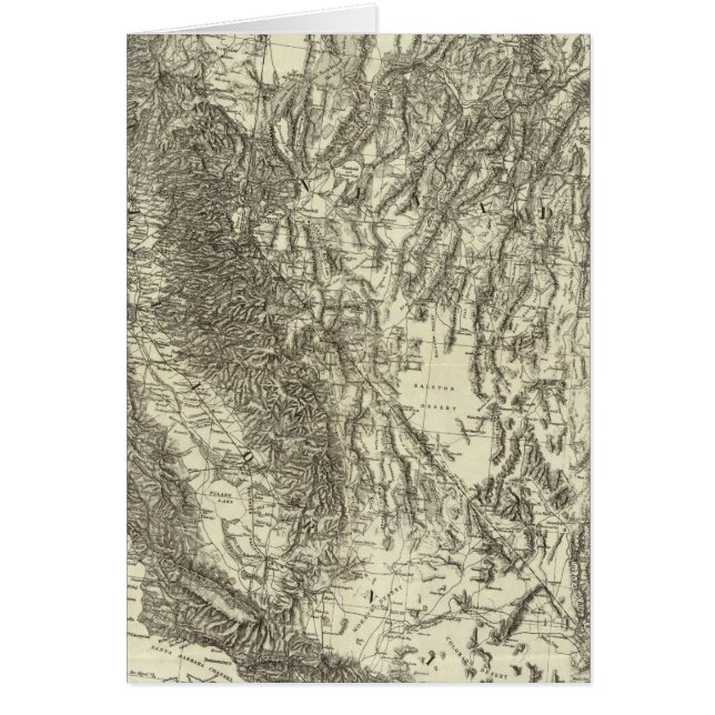Map of California and Nevada (Front)