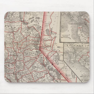 Map of California Mouse Pad