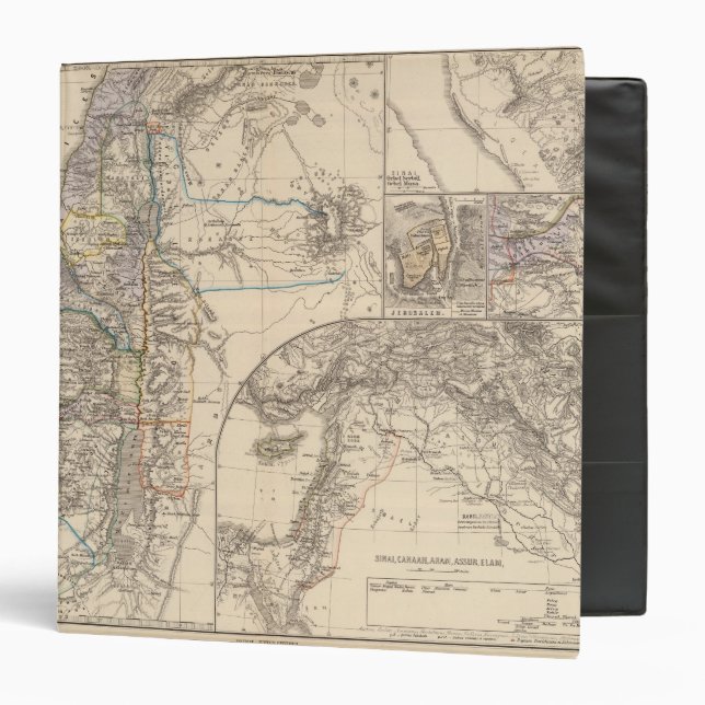 Map of Canaan Binder (Front/Inside)