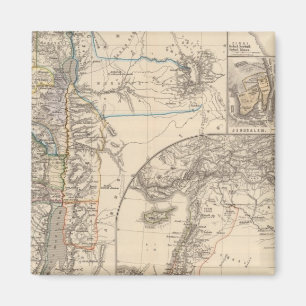 Map of Canaan Magnet