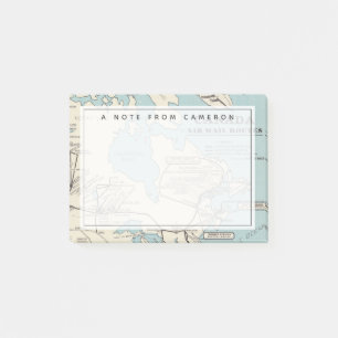 Map of Canada - Canada Air Mail Routes Post-it Notes