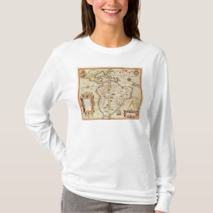 Map of Central and South America T-Shirt