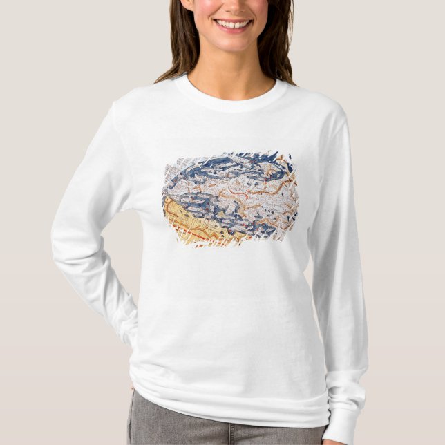 Map of central Europe, 1486 T-Shirt (Front)