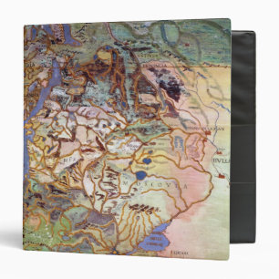 Map of Central Europe Binder