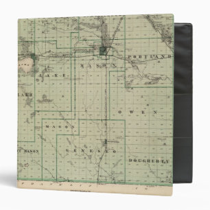 Map of Cerro Gordo County, State of Iowa Binder