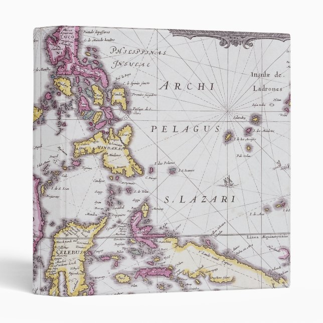 Map of China & Indonesia | 1710 Binder (Front/Spine)