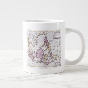 Map of China & Indonesia 1710 Large Coffee Mug