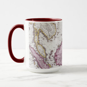 Map of China & Indonesia 1710 Mug