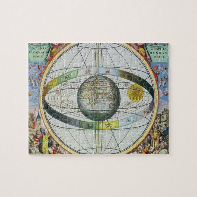 Map of Christian Constellations, from 'The Celesti Jigsaw Puzzle (Horizontal)