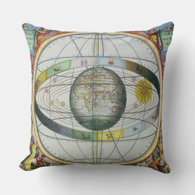 Map of Christian Constellations, from 'The Celesti Throw Pillow (Front)