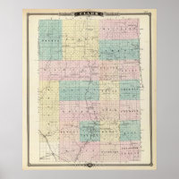 Map of Clark County, State of Wisconsin