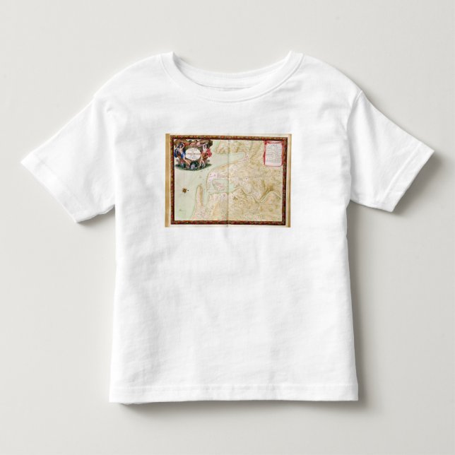 Map of Concarneau Toddler T-shirt (Front)