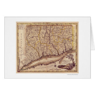 Map of Connecticut by Carey 1795