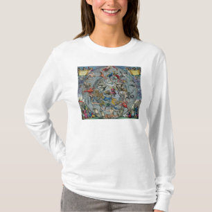Map of Constellations of the Northern T-Shirt