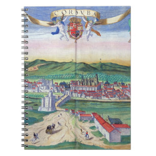 Map of Cordoba, from 'Civitates Orbis Terrarum' by Notebook