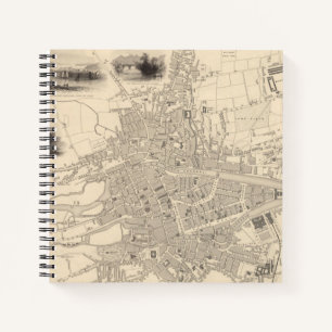 Map of Cork, Ireland Notebook