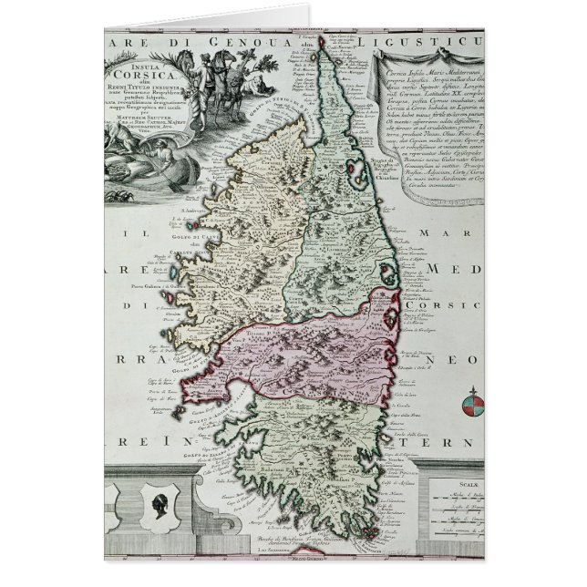 Map of Corsica (Front)