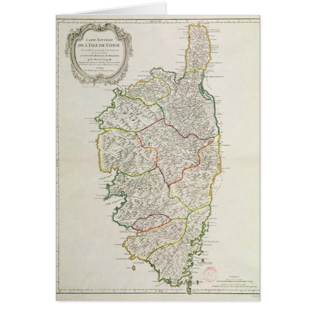 Map of Corsica (Front)