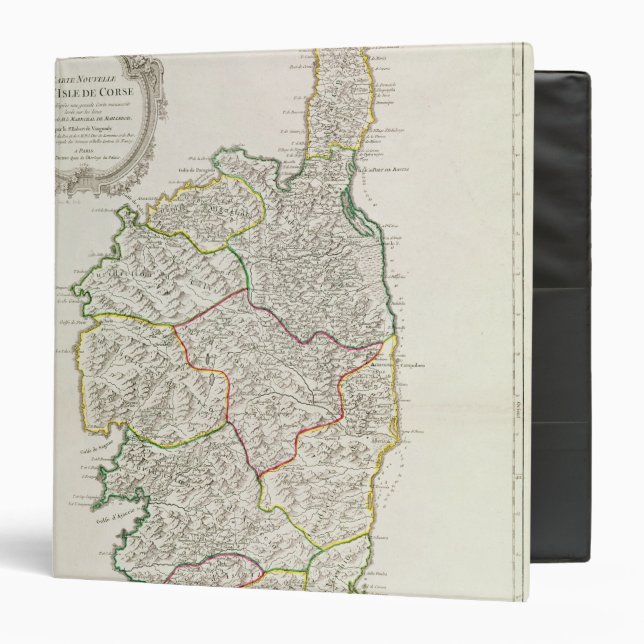 Map of Corsica Binder (Front/Inside)