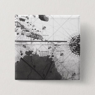 Map of countries 2 inch square button