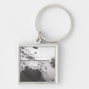Map of countries keychain