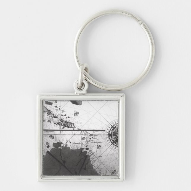 Map of countries keychain (Front)