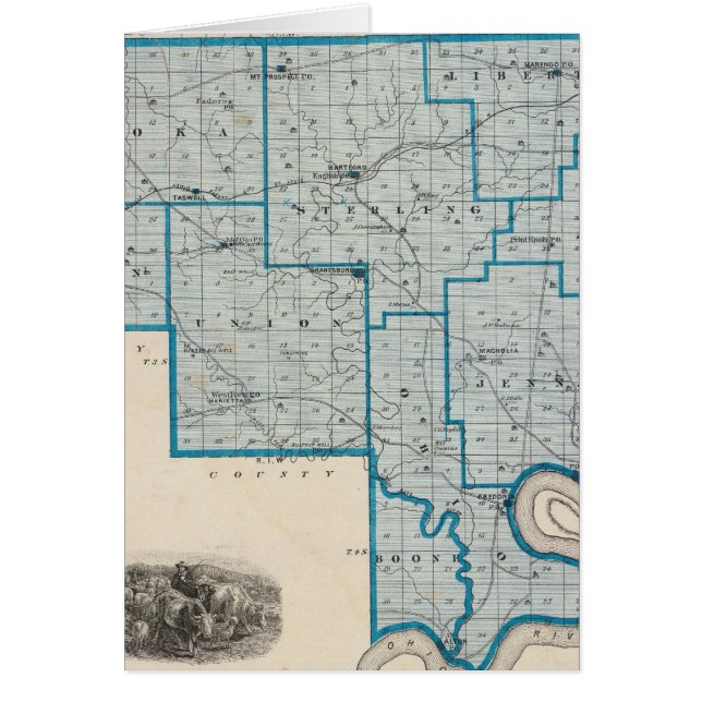 Map of Crawford County (Front)