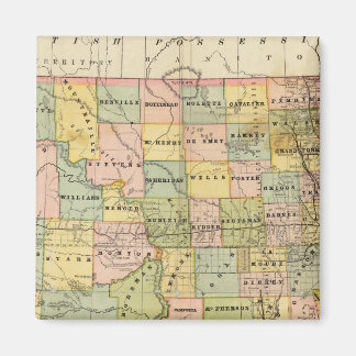 Map of Dakota Magnet