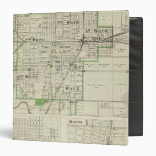 Map of Decatur City, and Sullivan and Macon Binder