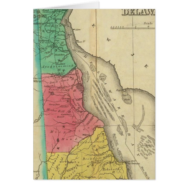 Map Of Delaware (Front)